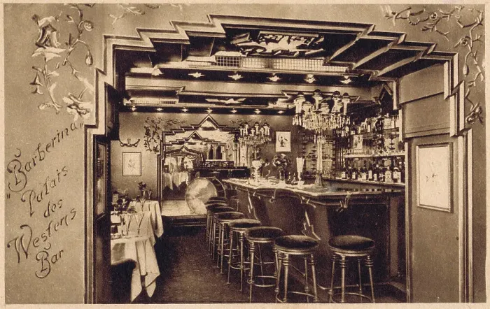Framed Print : The bar at the Barberina Palais, Charlottenburg, 1920s Framed Print : The bar at the Barberina Palais, Charlottenburg, 1920s