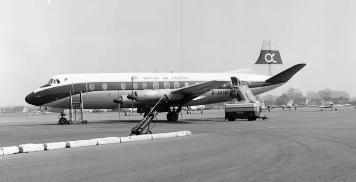 Framed Print : BAR (British Air Ferries) Vickers Viscount 812 C-N 358 Framed Print : BAR (British Air Ferries) Vickers Viscount 812 C-N 358