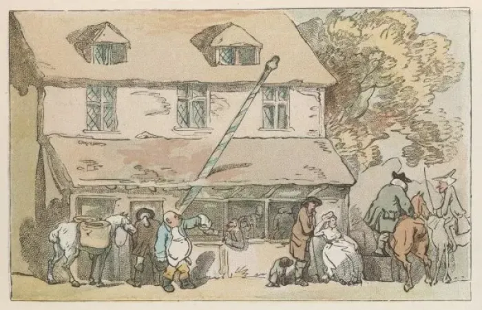 Framed Print : Barbers / Rowlandson Framed Print : Barbers / Rowlandson