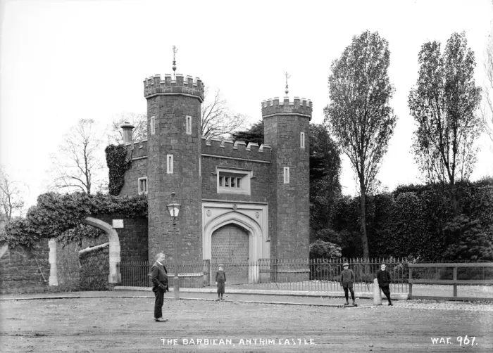 Framed Print : The Barbican, Antrim Castle Framed Print : The Barbican, Antrim Castle