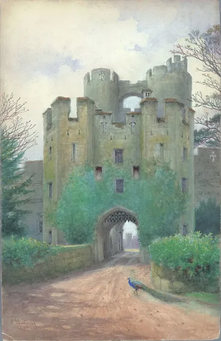 Framed Print : The Barbican, Warwick Castle Framed Print : The Barbican, Warwick Castle