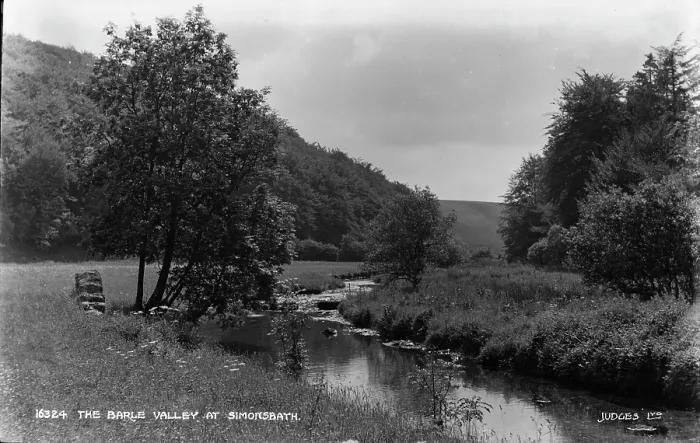 Framed Print : The Barle Valley at Simonsbath Framed Print : The Barle Valley at Simonsbath