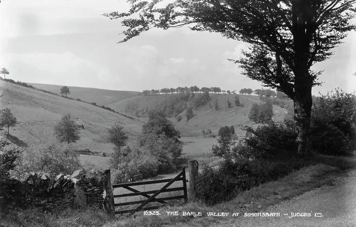 Framed Print : The Barle Valley at Simonsbath