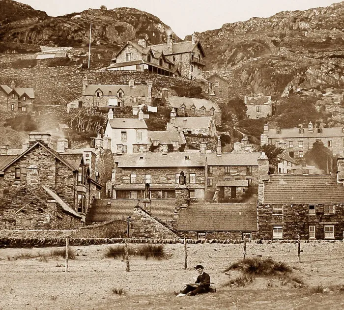 Framed Print : Barmouth Victorian period Framed Print : Barmouth Victorian period