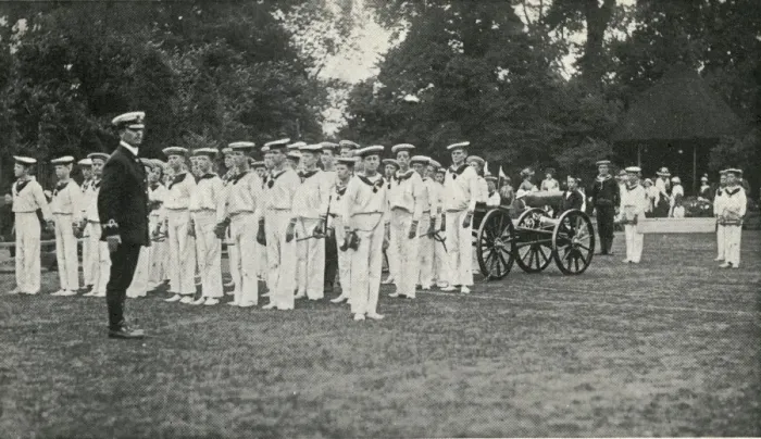 Framed Print : Barnardo Boys in Training for the Navy Framed Print : Barnardo Boys in Training for the Navy