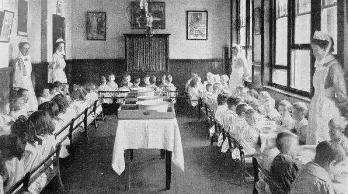 Framed Print : Barnardos Babies Castle, Hawkhurst, Kent - Breakfast Time Framed Print : Barnardos Babies Castle, Hawkhurst, Kent - Breakfast Time