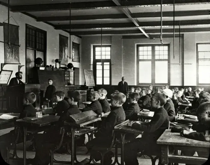 Framed Print : Barnardos Boys Home, Stepney Causeway - Classroom Framed Print : Barnardos Boys Home, Stepney Causeway - Classroom