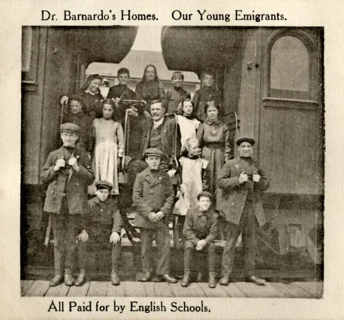 Framed Print : Barnardos Emigrants in Canada Framed Print : Barnardos Emigrants in Canada