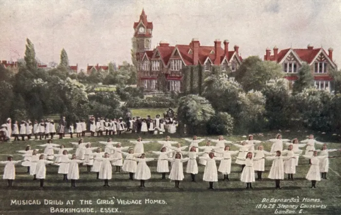 Framed Print : Barnardos Girls Village Home, Barkingside - Musical Drill Framed Print : Barnardos Girls Village Home, Barkingside - Musical Drill
