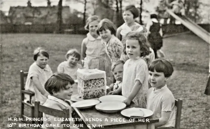 Framed Print : Barnardos Girls Village Home, Barkingside - Royal Birthday Framed Print : Barnardos Girls Village Home, Barkingside - Royal Birthday