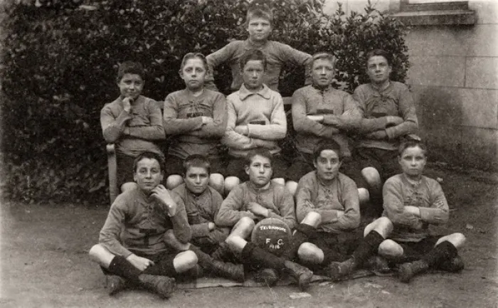 Framed Print : Barnardos Home, Teighmore, Jersey Football Team Framed Print : Barnardos Home, Teighmore, Jersey Football Team