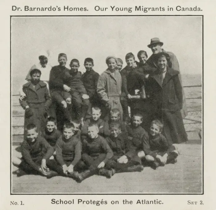 Framed Print : Barnardos Migrants to Canada Framed Print : Barnardos Migrants to Canada