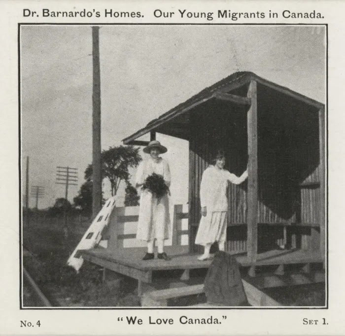 Framed Print : Barnardos Migrants to Canada Framed Print : Barnardos Migrants to Canada