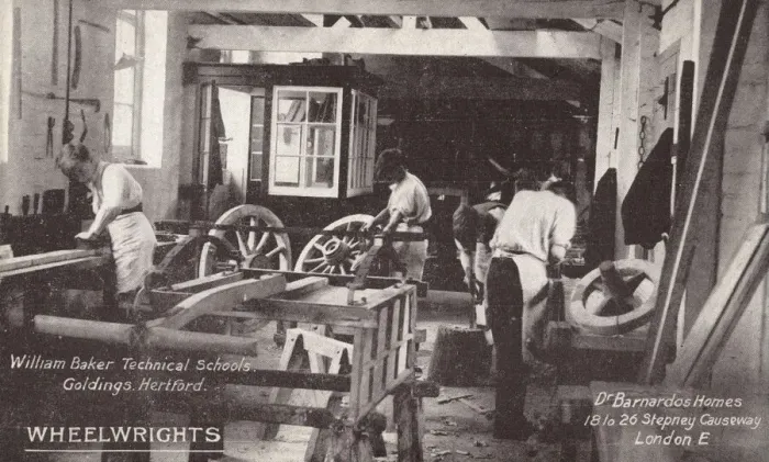 Framed Print : Barnardos William Baker Technical School - Wheelwrights Framed Print : Barnardos William Baker Technical School - Wheelwrights