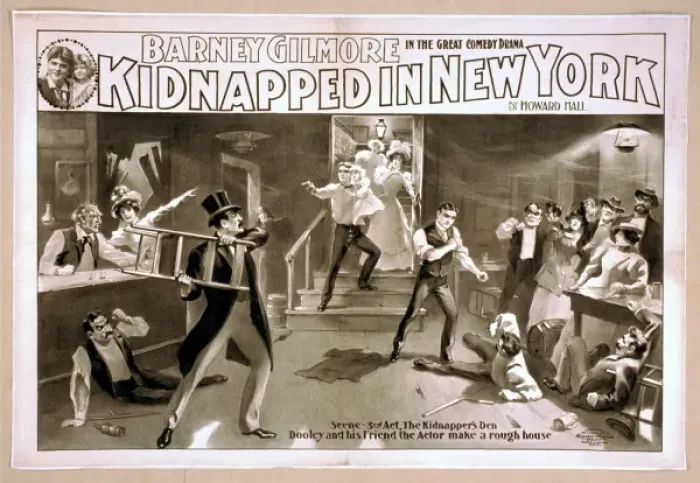 Framed Print : Barney Gilmore in the great comedy drama, Kidnapped in New Y Framed Print : Barney Gilmore in the great comedy drama, Kidnapped in New Y