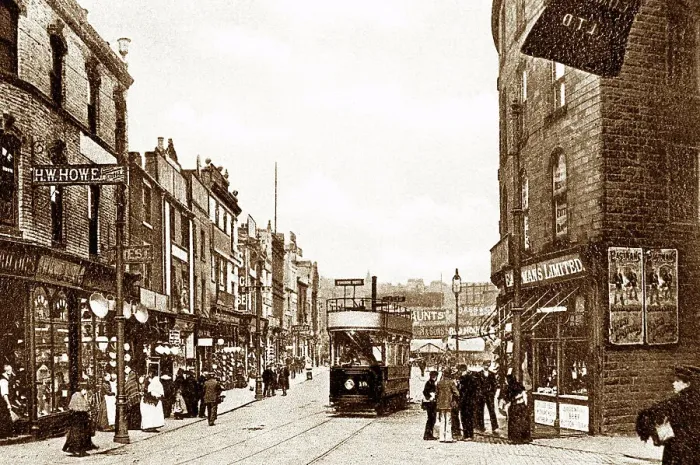 Framed Print : Barnsley Cheapside early 1900s Framed Print : Barnsley Cheapside early 1900s