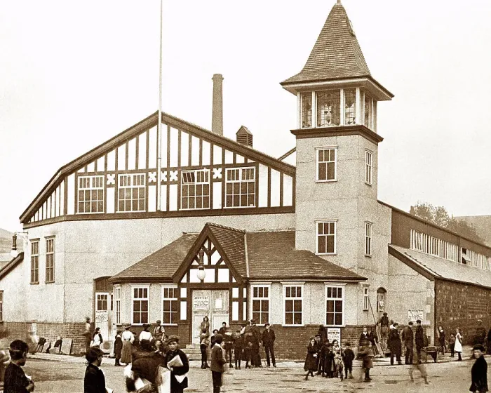 Framed Print : Barnsley Skating Rink early 1900s Framed Print : Barnsley Skating Rink early 1900s