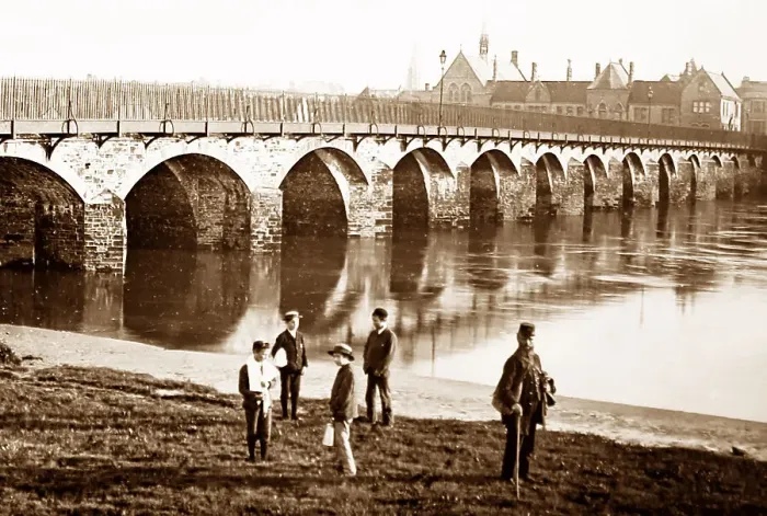 Framed Print : Barnstable Bridge