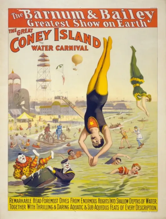 Framed Print : The Barnum & Bailey Greatest Show on Earth - The great Coney Framed Print : The Barnum & Bailey Greatest Show on Earth - The great Coney