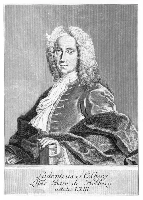 Framed Print : Baron Ludwig Holberg Framed Print : Baron Ludwig Holberg