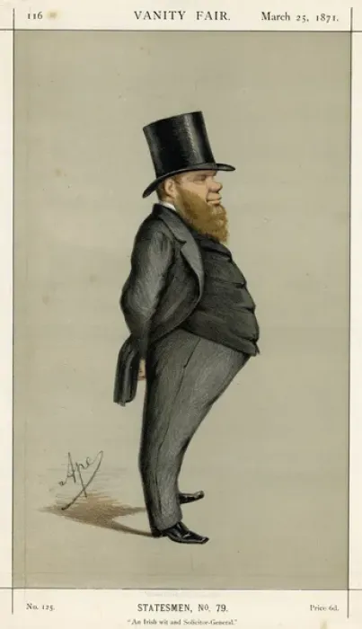 Framed Print : Baron Richard Dowse MP, Vanity Fair, Ape Framed Print : Baron Richard Dowse MP, Vanity Fair, Ape