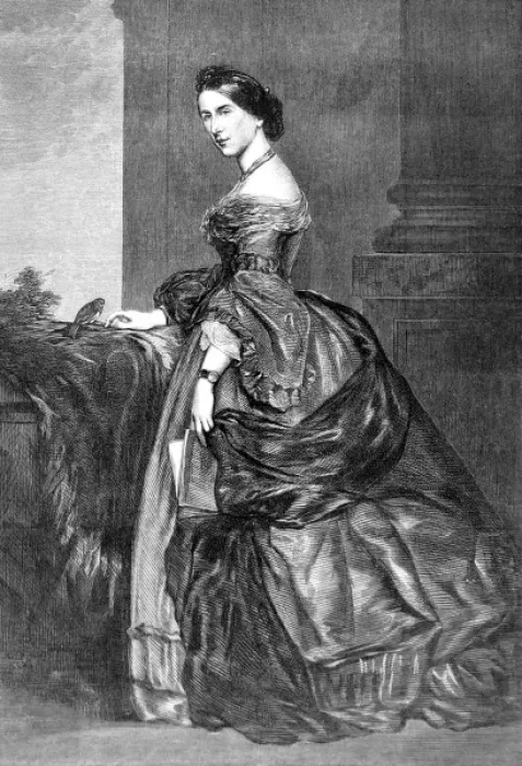 Framed Print : Baroness Burdett-Coutts, 1871 Framed Print : Baroness Burdett-Coutts, 1871