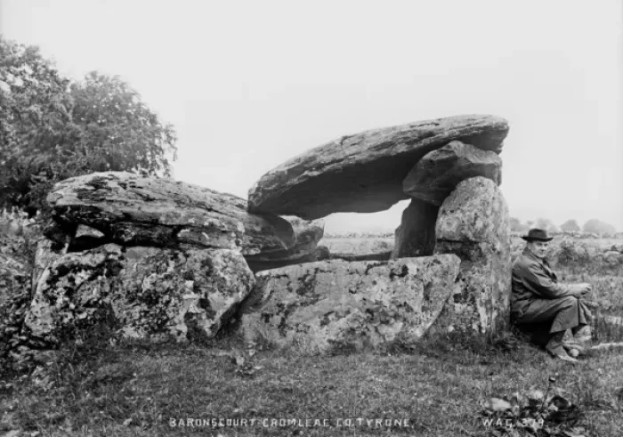 Framed Print : Baronscourt Cromlech, Co Tyrone Framed Print : Baronscourt Cromlech, Co Tyrone