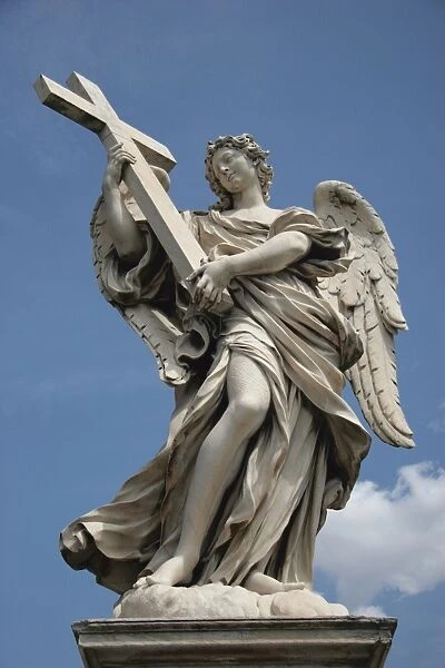 Baroque Art. Angel. Statue. Work by Giamlorenzo Bernini