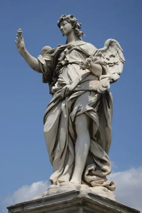 Framed Print : Baroque Art. Angel. Statue. Work by Giamlorenzo Bernini, 16 Framed Print : Baroque Art. Angel. Statue. Work by Giamlorenzo Bernini, 16