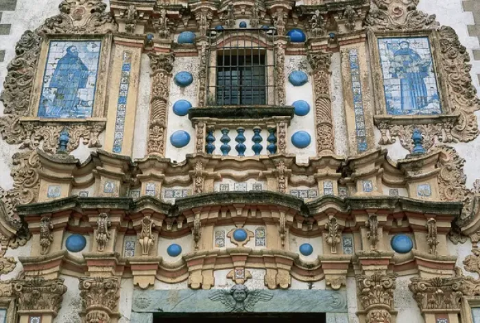 Framed Print : Baroque Art. St. Bartholomews Church, Detail of the Baroque Framed Print : Baroque Art. St. Bartholomews Church, Detail of the Baroque