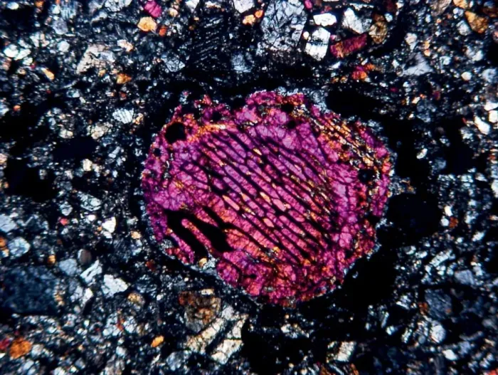 Framed Print : Barred olivine chondrule Framed Print : Barred olivine chondrule
