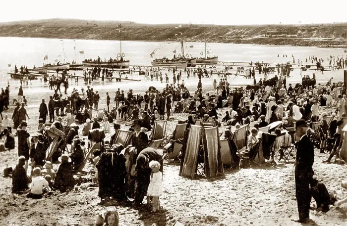 Framed Print : Barry Island, Wales early 1900's Framed Print : Barry Island, Wales early 1900's