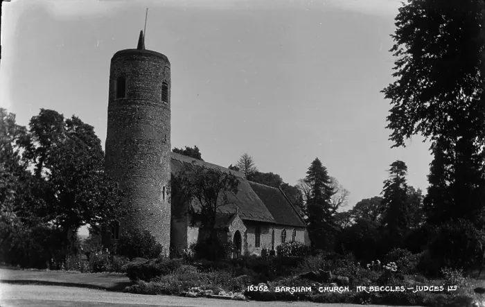 Framed Print : Barsham Church Framed Print : Barsham Church