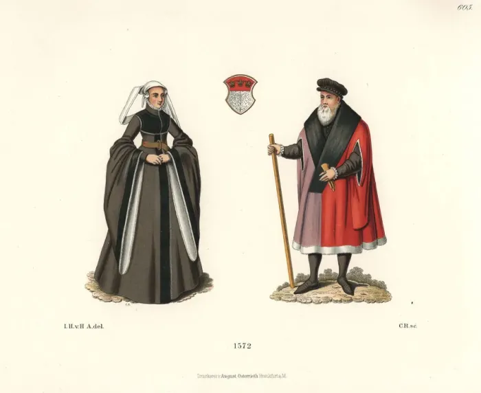 Framed Print : Bartholomeus Brun, burgher, and burgher woman Framed Print : Bartholomeus Brun, burgher, and burgher woman