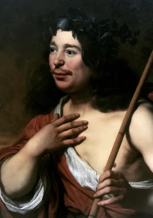 Framed Print : Bartholomeus van der Helst (1613-1670). Self-portrait as Dai Framed Print : Bartholomeus van der Helst (1613-1670). Self-portrait as Dai