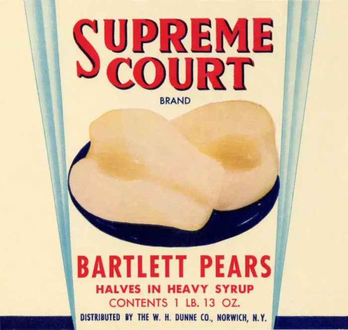 Framed Print : Bartlett Pear Label Framed Print : Bartlett Pear Label