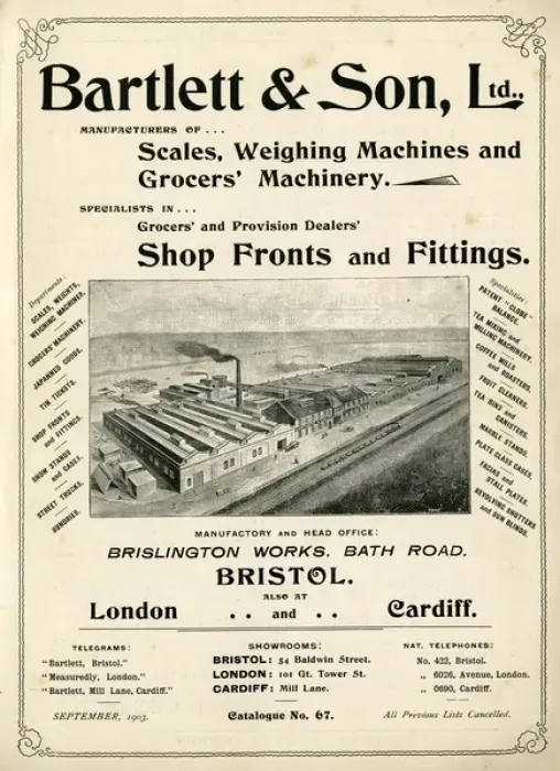 Framed Print : Bartlett & Son Ltd catalogue Framed Print : Bartlett & Son Ltd catalogue