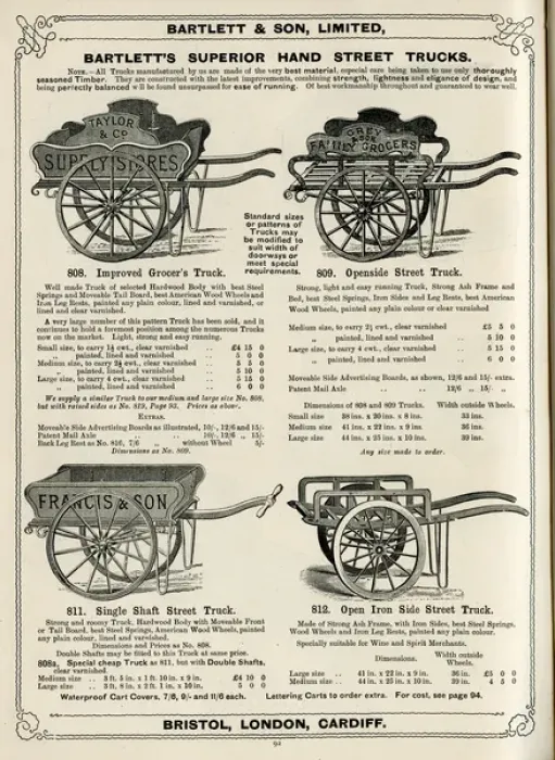 Framed Print : Bartlett & Son Ltd catalogue Framed Print : Bartlett & Son Ltd catalogue