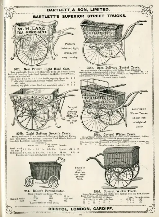 Framed Print : Bartlett & Son Ltd catalogue Framed Print : Bartlett & Son Ltd catalogue