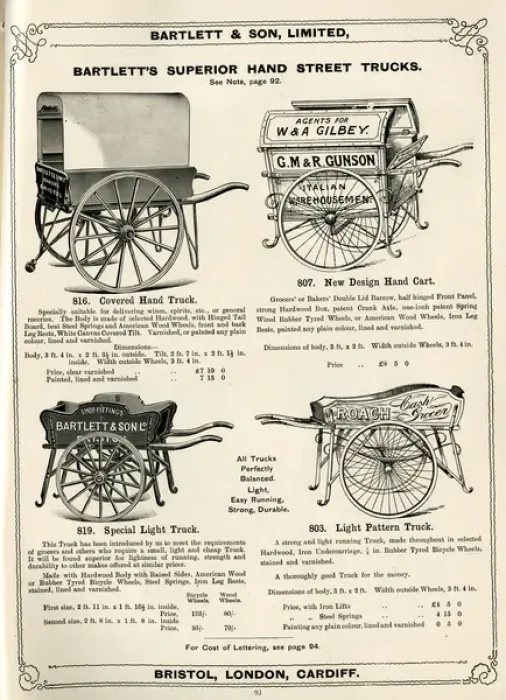 Framed Print : Bartlett & Son Ltd catalogue Framed Print : Bartlett & Son Ltd catalogue