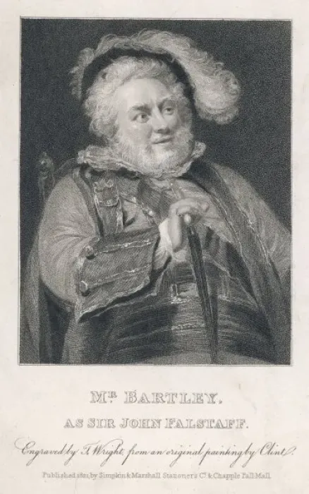 Framed Print : Bartley as Falstaff Framed Print : Bartley as Falstaff