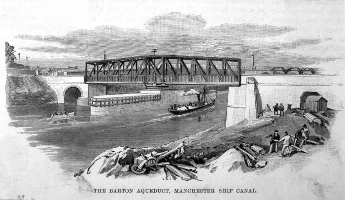 Framed Print : BARTON AQUEDUCT Framed Print : BARTON AQUEDUCT