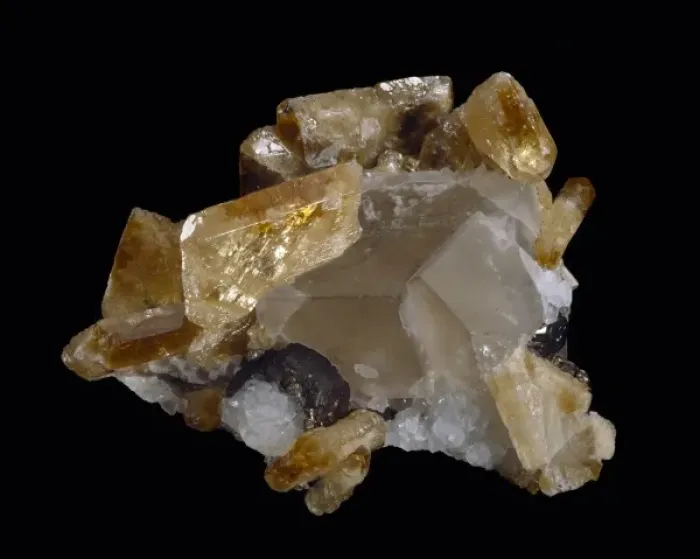 Framed Print : Baryte. Specimen of the mineral Baryte from Wheal Mary Ann Menheriot, Cornwal, England Framed Print : Baryte. Specimen of the mineral Baryte from Wheal Mary Ann Menheriot, Cornwal, England