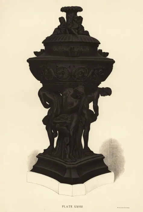 Framed Print : Basalt vase for a lamp Framed Print : Basalt vase for a lamp