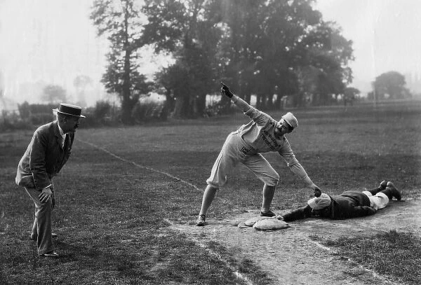 Baseball 1894. Demonstration of the game of baseball 1894 Date: 1894