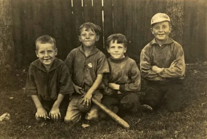 Framed Print : Baseball kids Framed Print : Baseball kids