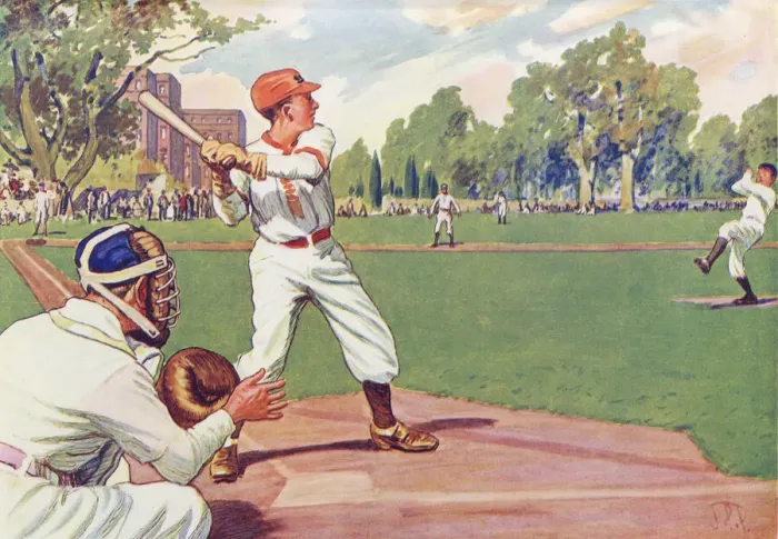 Framed Print : Baseball in the United States Framed Print : Baseball in the United States