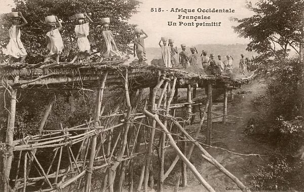 A rather basic bridge - Senegal, West Africa