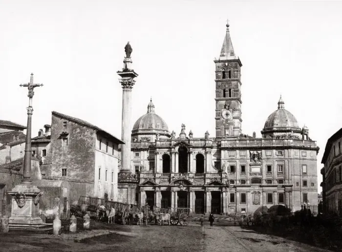 Framed Print : Basilica di Santa Maria Maggiore, Rome, Italy, c. 1870 Framed Print : Basilica di Santa Maria Maggiore, Rome, Italy, c. 1870