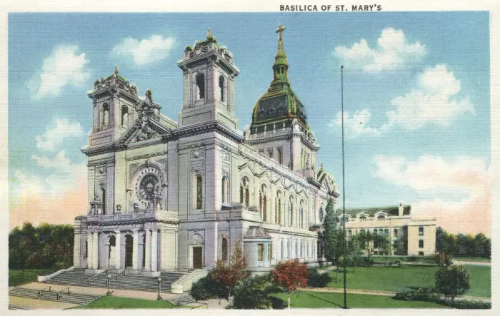Framed Print : Basilica of St Mary s, Minneapolis, Minnesota, USA Framed Print : Basilica of St Mary s, Minneapolis, Minnesota, USA